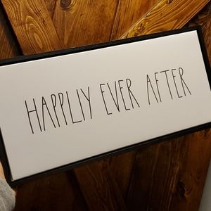 Rae Dunn Happily Ever After Sign